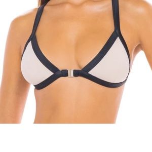 ENEZSWIM NADIA TOP - NUDE/BLACK XL